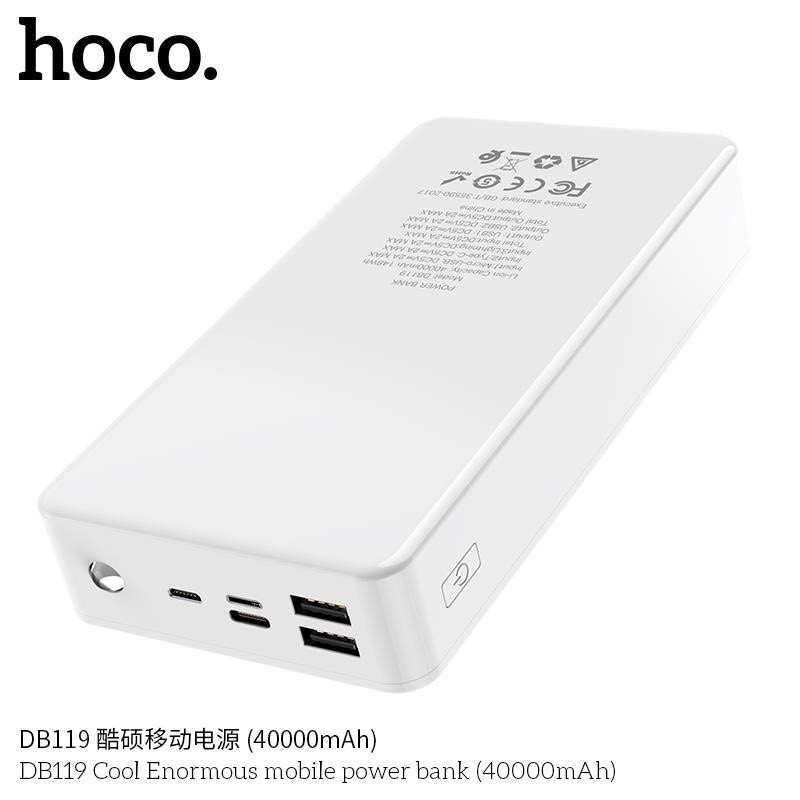 Pin Sạc Dự Phòng Dung Lượng 40000mAh chính hãng Hoco DB119