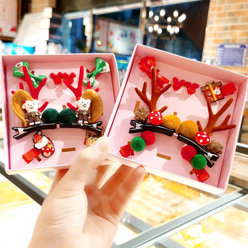 Hộp kẹp phụ kiên giáng sinh, noel cực đẹp hàng handmade chất lượng xuất sắc
