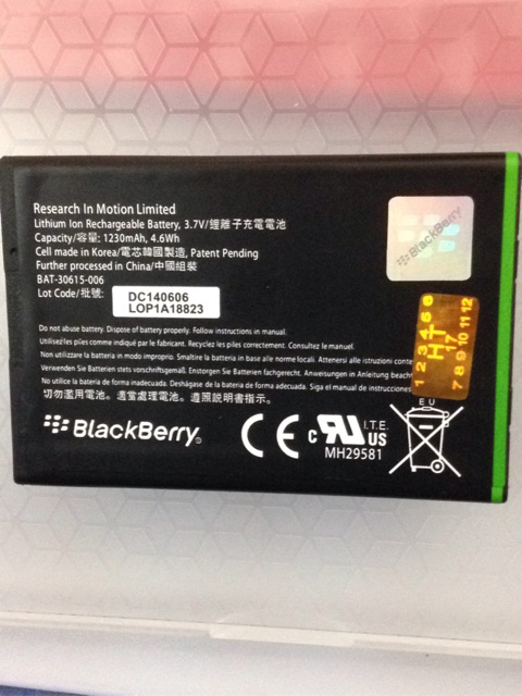 Pin BlackBery 9900(JM1) chính hãng