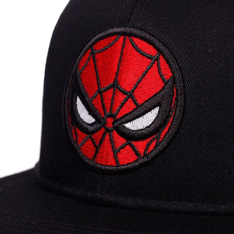 Mũ lưỡi trai thêu hình người nhện thời trang cho bé