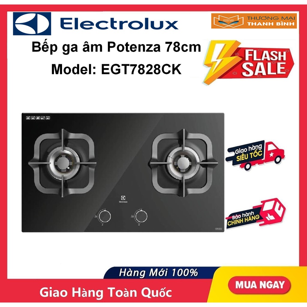 BẾP GAS ÂM ELECTROLUX EGT7828CK