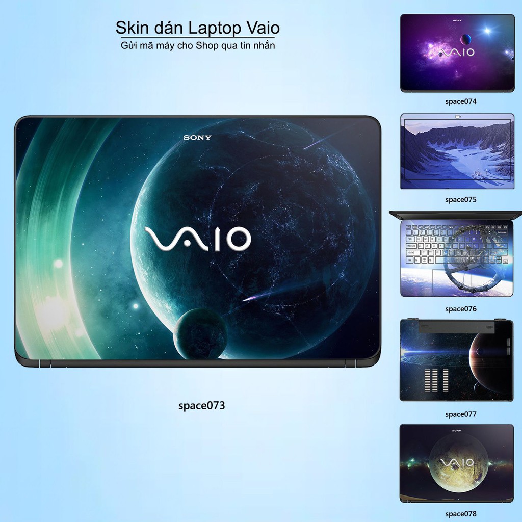 Skin dán Laptop Sony Vaio in hình không gian _nhiều mẫu 13 (inbox mã máy cho Shop)
