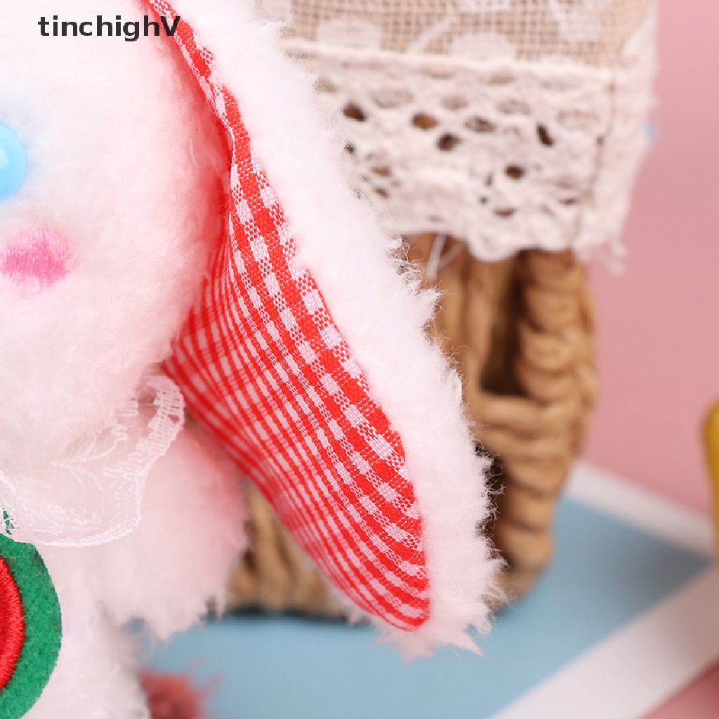 Thỏ nhồi bông 12cm thiết kế dễ thương dùng làm quà tặng sinh nhật độc đáo