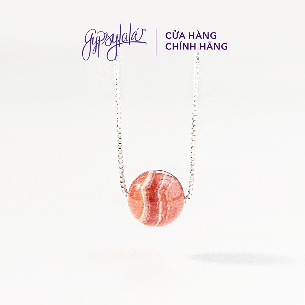 Dây Chuyền Xỏ Ngang Đá Đào Hoa SP002583 Gypsy.lala