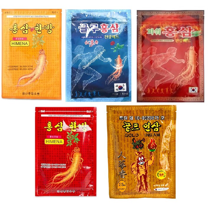 Cao dán hồng sâm sâm 20 MIẾNG Hàn Quốc