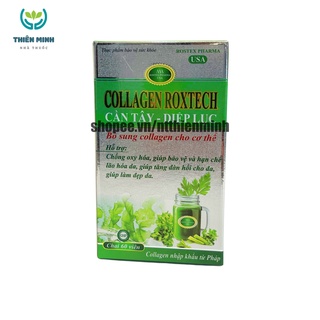 Viên uống COLLAGEN DIỆP LỤC CẦN TÂY hỗ trợ giảm cân, làm đẹp da – Hộp 60 viên