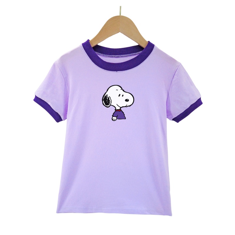 Áo Thun Cotton Mềm Mại In Họa Tiết Mèo Hoạt Hình Màu Kẹo Tương Phản Phong Cách Hàn Quốc 2022 Cho Bé Gái