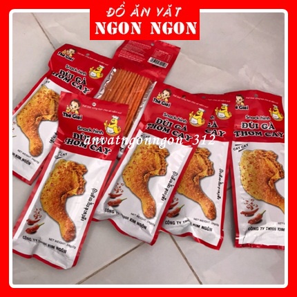 Snack Đùi Gà Thơm Cay Ngon Ngon Đồ Ăn Vặt Ngon Cổng Trường