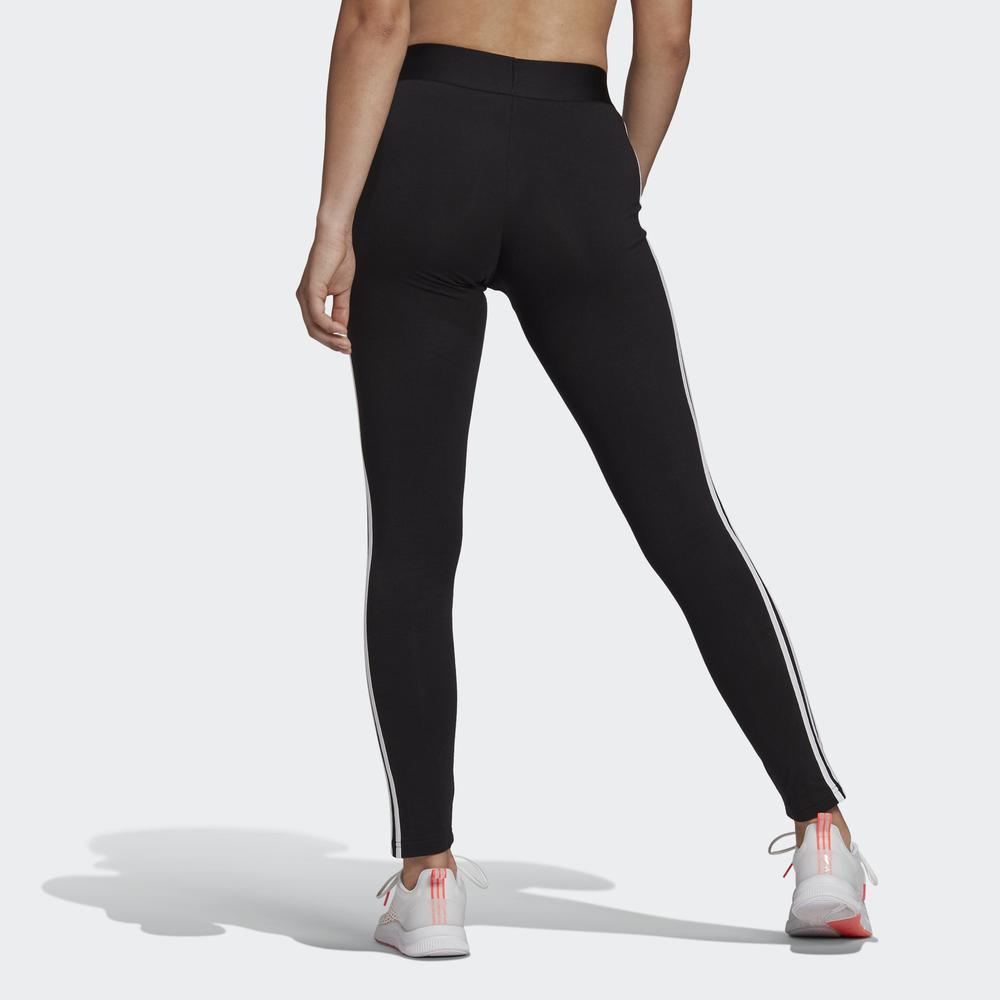 Quần Bó adidas Nữ LOUNGEWEAR Essentials 3-Stripes Leggings Màu đen GL0723