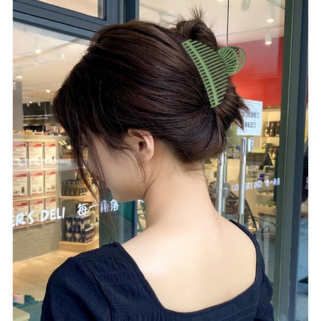 Kẹp tóc Haimeikang hình bán nguyệt phong cách đơn giản đa năng thời trang Hàn Quốc