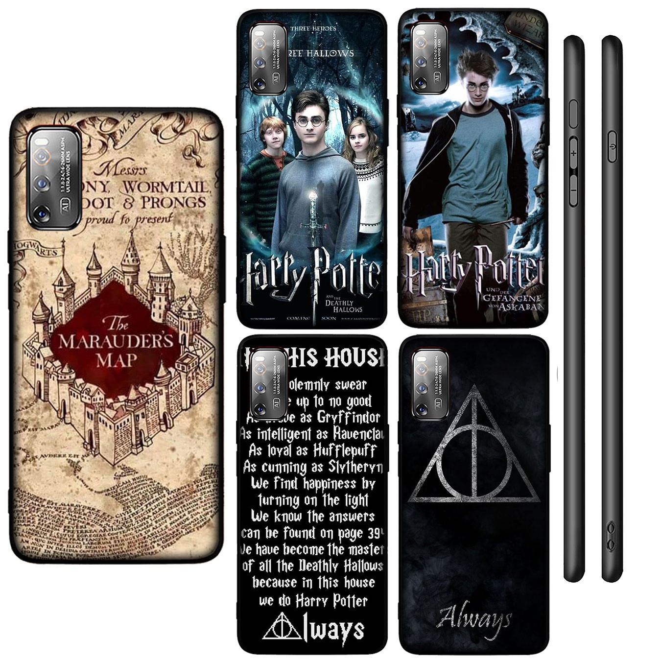 Ốp điện thoại dẻo silicon in hình Harry Potter cho Samsung Galaxy A9 A8 A7 A6 Plus J8 2018 + A21S A70 M20 A6+ A8+ 6Plus