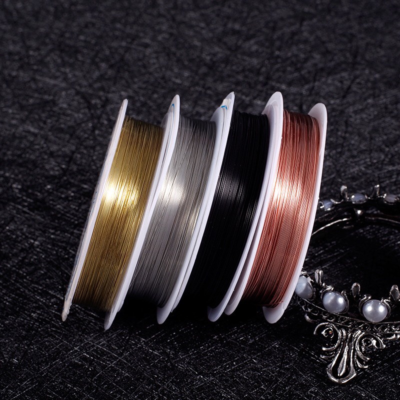 Dây đồng dây kẽm phụ liệu thời trang handmade dây kim loại, phụ kiện móng tay