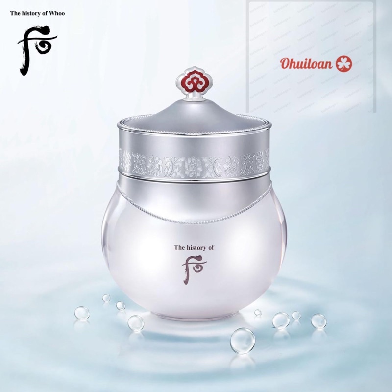 Kem dưỡng trắng da giảm thâm sạm da Whoo Whitening Moisture Cream (Tặng 60 vỉ cao nám)