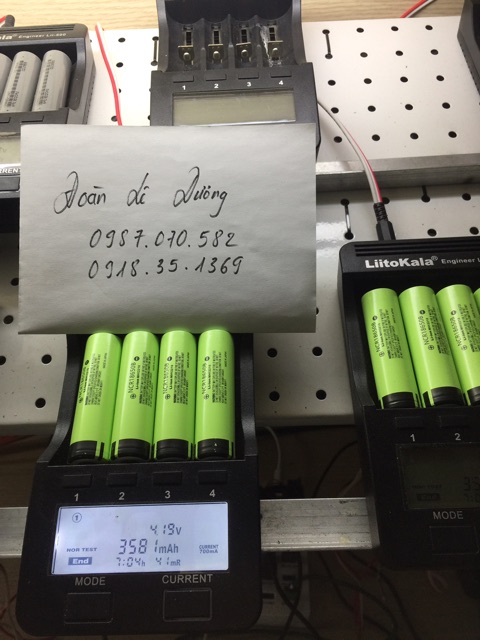 Pin 18650 panasonic 3000mAh xả 2c (5-6a) mới 100%