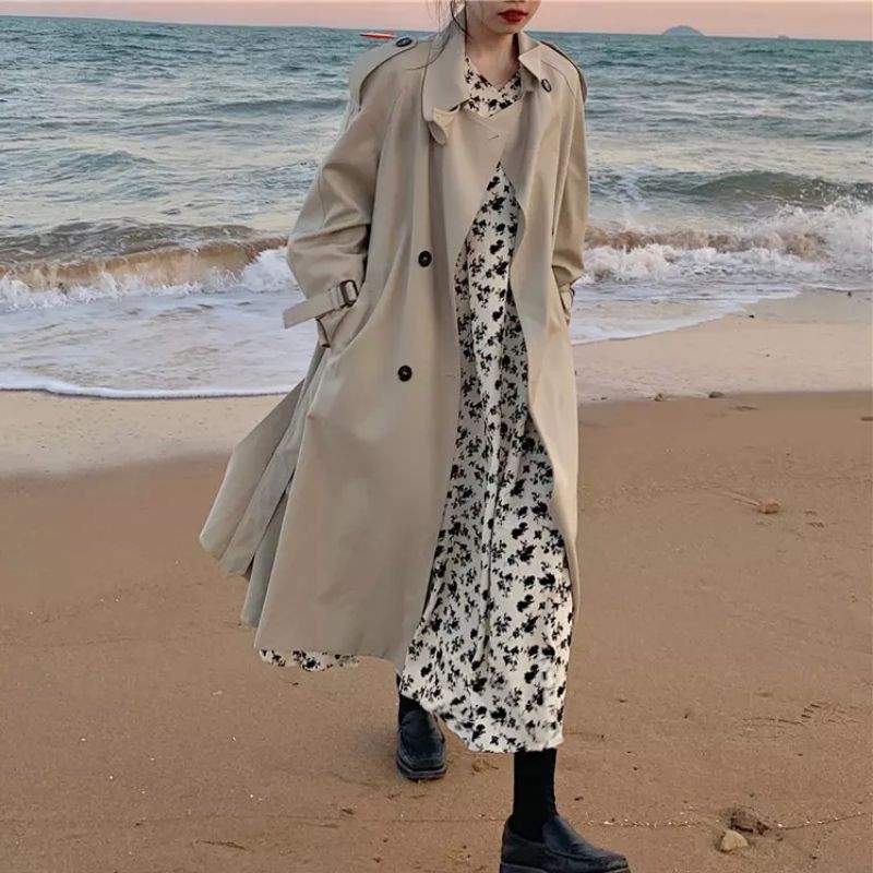 Áo trench coat dáng dài