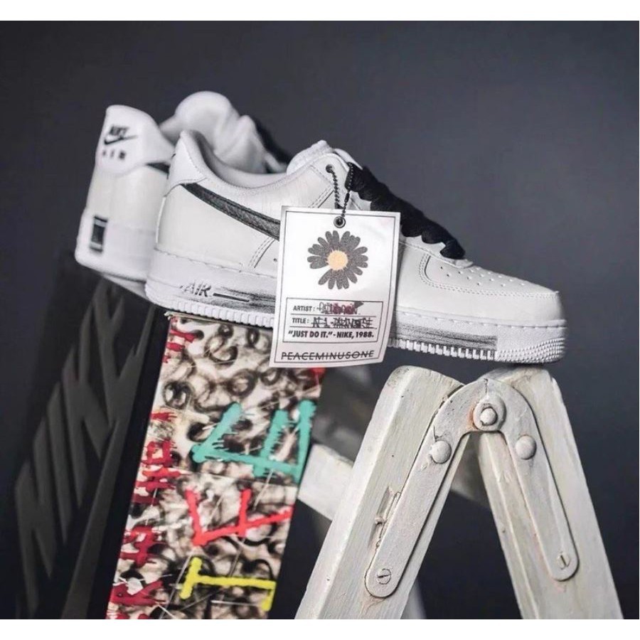 HOT 2021  GIÀY SNEAKER NAM NỮ AF1 MÀU TRẮNG BẢN SƠN HOA CÚC ĐEN CAO CẤP FULL SIZE 36-43, MIỄN PHÍ VẬN CHUYỂN TOÀN Q