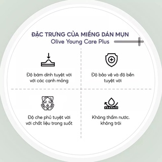 Miếng dán mụn Olive Young Care Plus 102 miếng