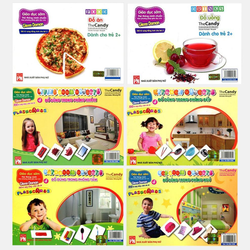 Sách - 6 Chủ Đề Flashcard Dạy trẻ theo phương pháp Glenn Doman