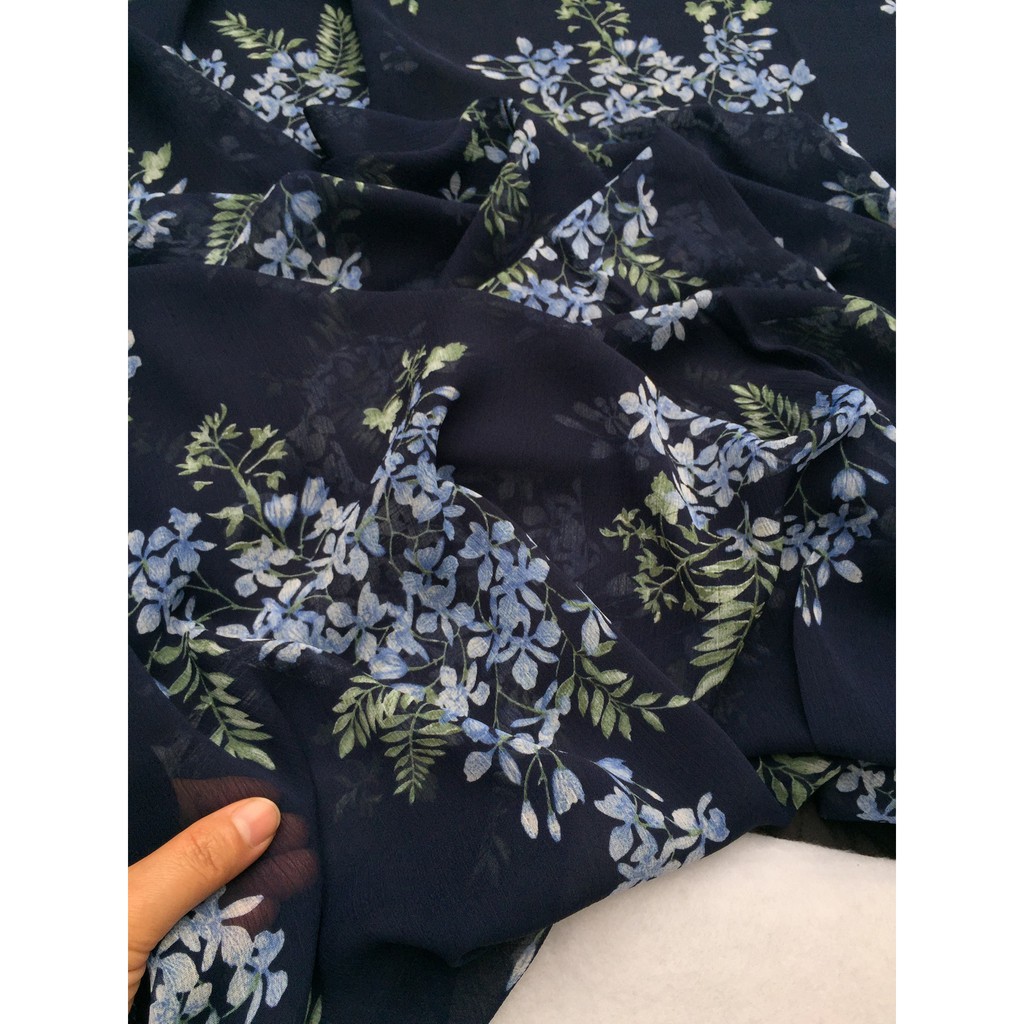 Voan chiffon 2 (Voan chiffon mềm mại, co giãn nhẹ, mát và nhẹ bay) | BigBuy360 - bigbuy360.vn