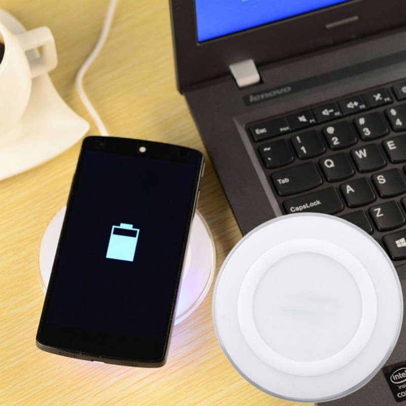 Đệm sạc nhanh không dây Qi cho Samsung OPPO Xiaomi Iphone