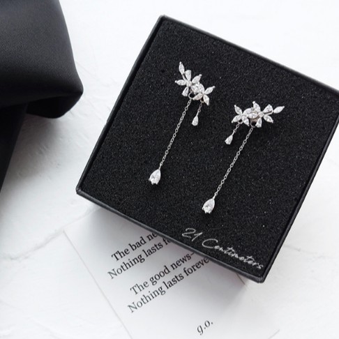Bông tai bạc Tiệm bạc 21 Centimeters Thư ký Kim