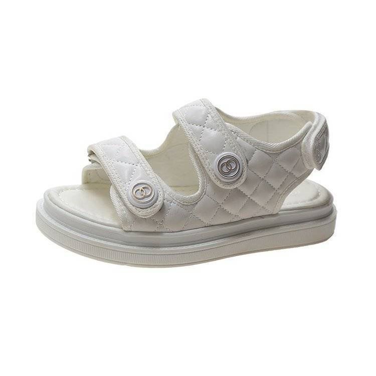 Giày Sandal Đế Dày Phong Cách Hàn Quốc Thời Trang Đi Biển Mới Cho Nữ