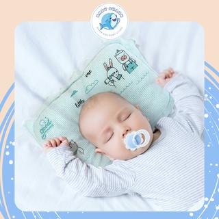 Gối lõm cho trẻ sơ sinh goodmama 100% cotton
