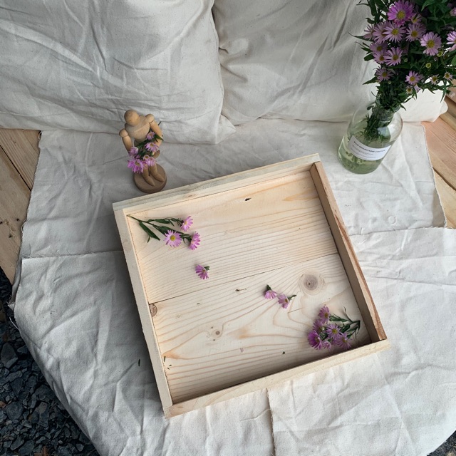 Khay gỗ thông - Quán cà phê - Trang trí