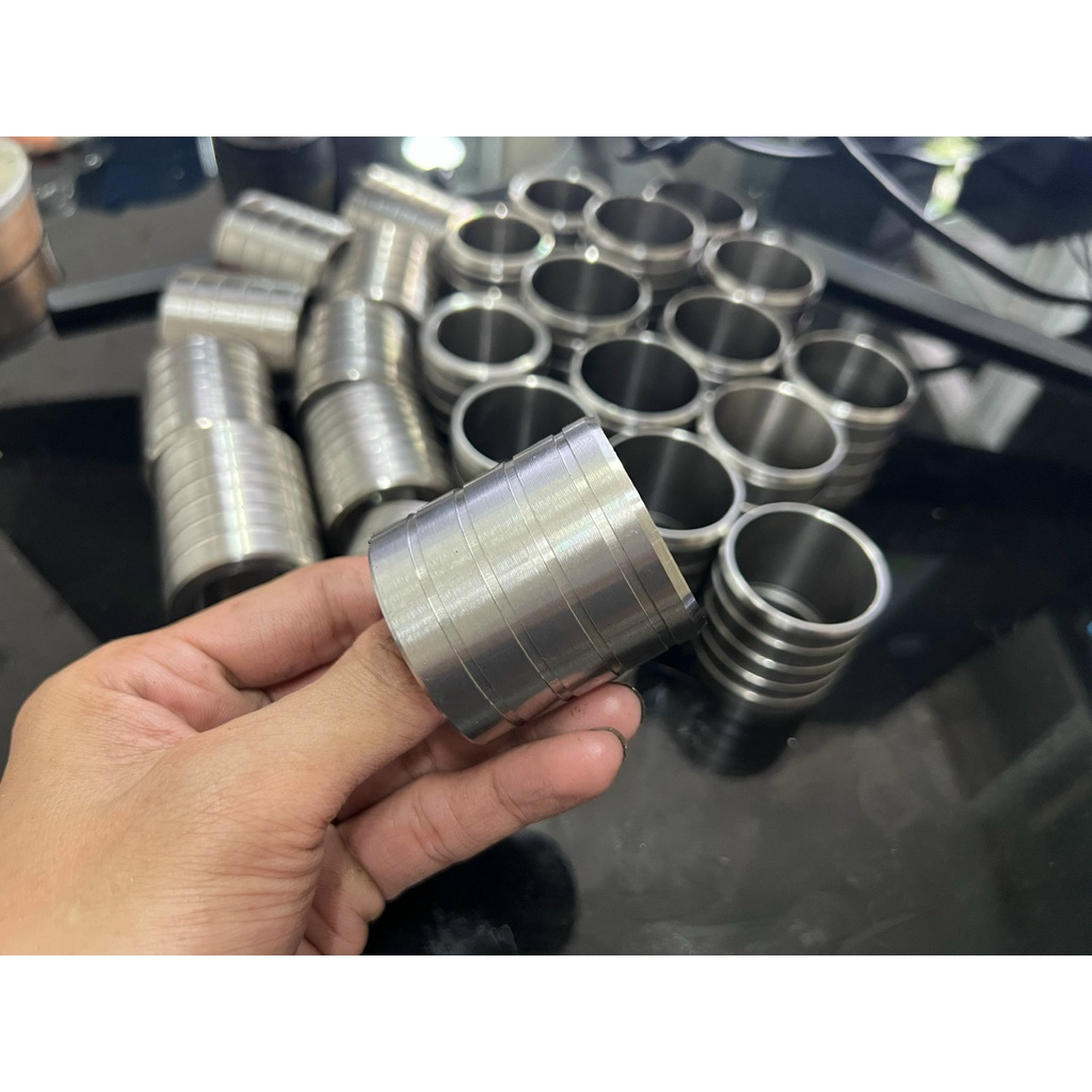 Khâu Nối Pô,  Adapter CNC Inox 304 Chống Xì Hơi - Hàng Cao Cấp