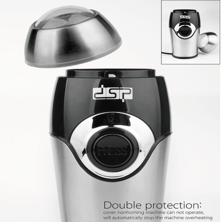 Máy xay cà phê và các loại hạt, thương hiệu cao cấp DSP KA3001 công suất 200W- Bảo hành 12 tháng