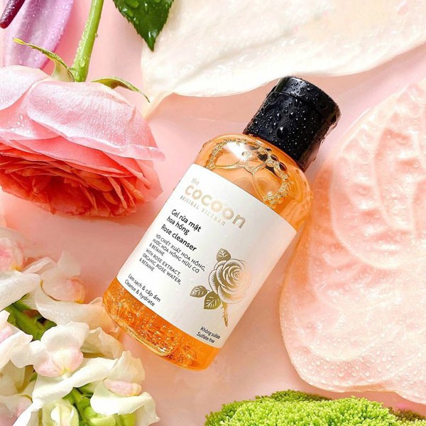 Sữa rửa mặt hoa hồng Cocoon 140ml dành cho da khô