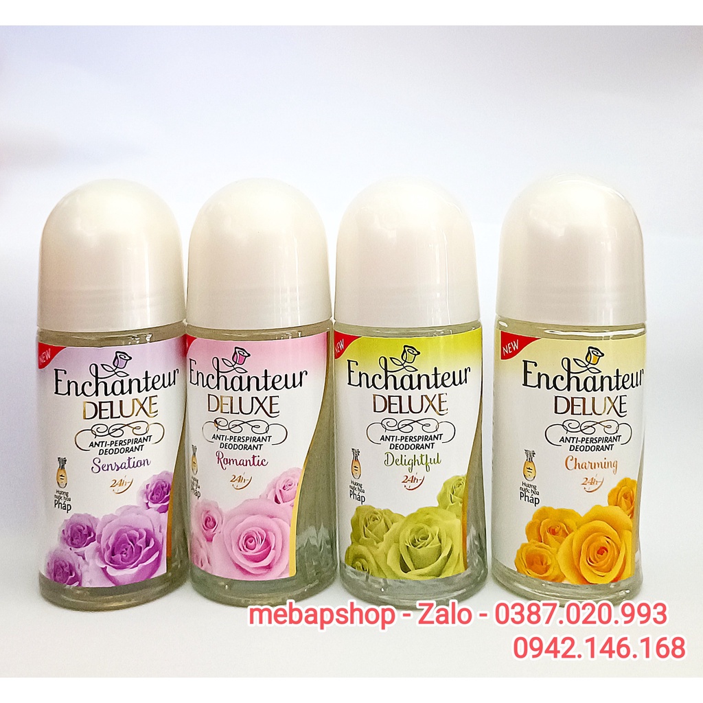 Lăn khử mùi nước hoa Enchanteur Deluxe Charming 50 ml