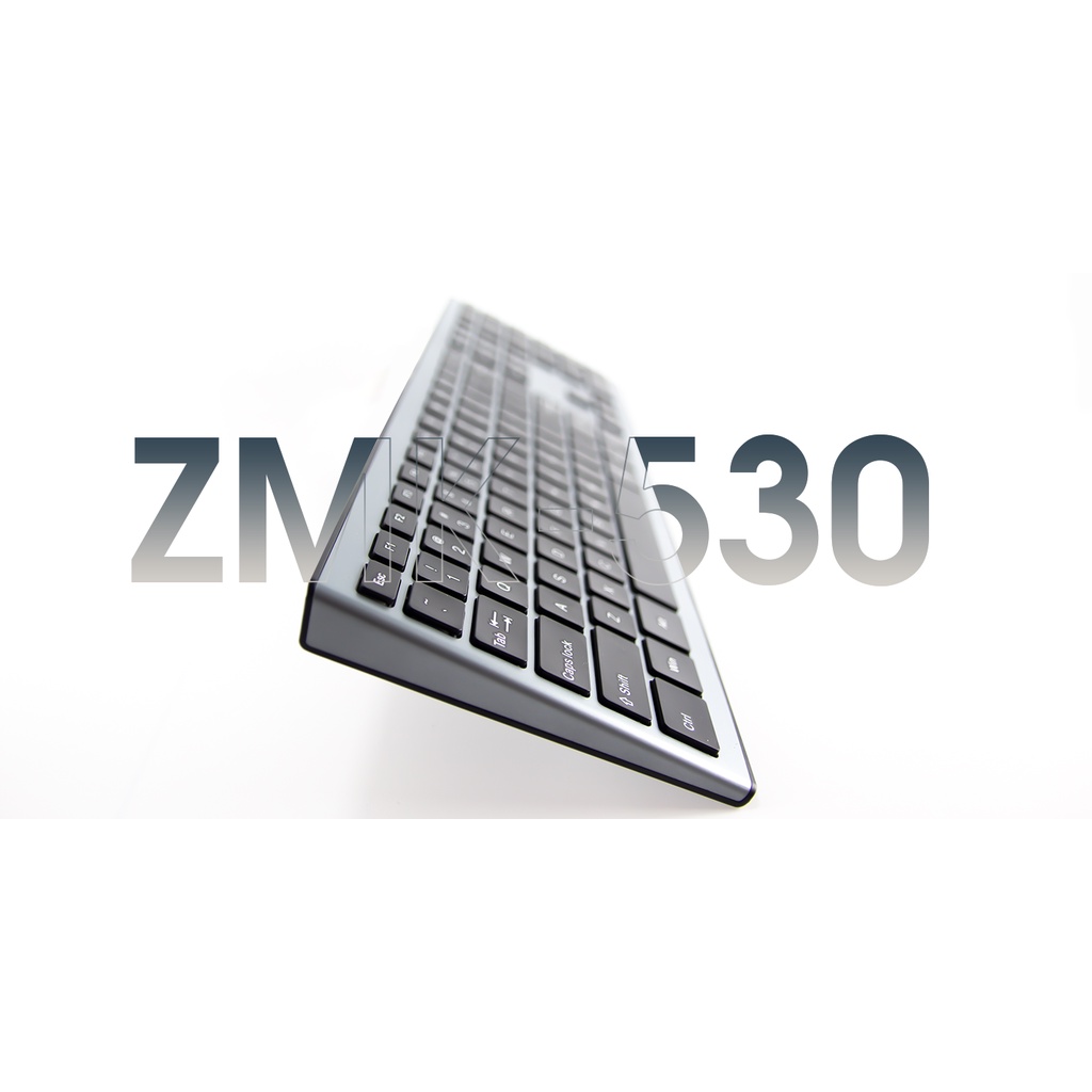Bộ bàn phím chuột quang không dây Zadez ZMK-530 | Hàng Chính Hãng