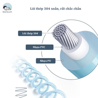 Dây đai chống đi lạc cho bé [Lõi thép, phản quảng, chống xoắn, có khóa an toàn]