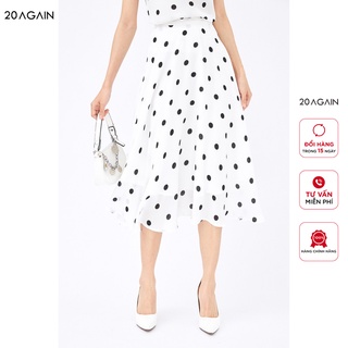 Chân váy xòe tròn 20AgainJXA1863 voan cát che khuyết điểm tối đa cho đôi chân