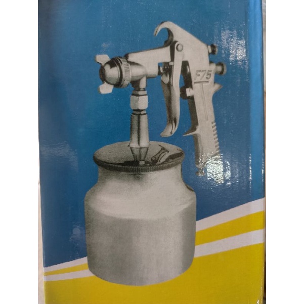 Súng phun sơn phun keo F75 chuyên dụng 750 ml thép không rỉ