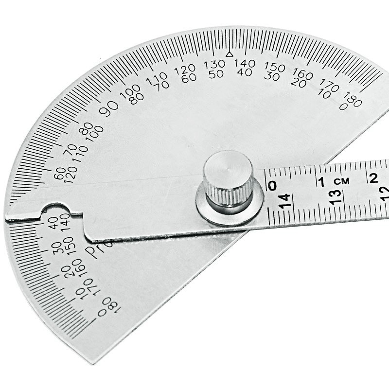 Thước đo góc cơ - Thước đo độ 180 chuyên dụng cho cơ khí chính xác