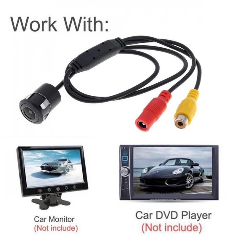 Camera lùi xe góc rộng 170 độ HD chống nước tiện lợi