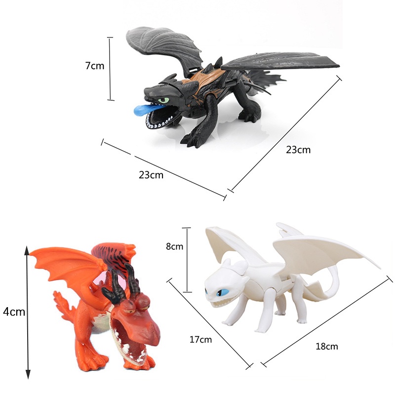 Set 12 Mô Hình Đồ Chơi Nhân Vật Trong Phim Bí Kíp Luyện Rồng