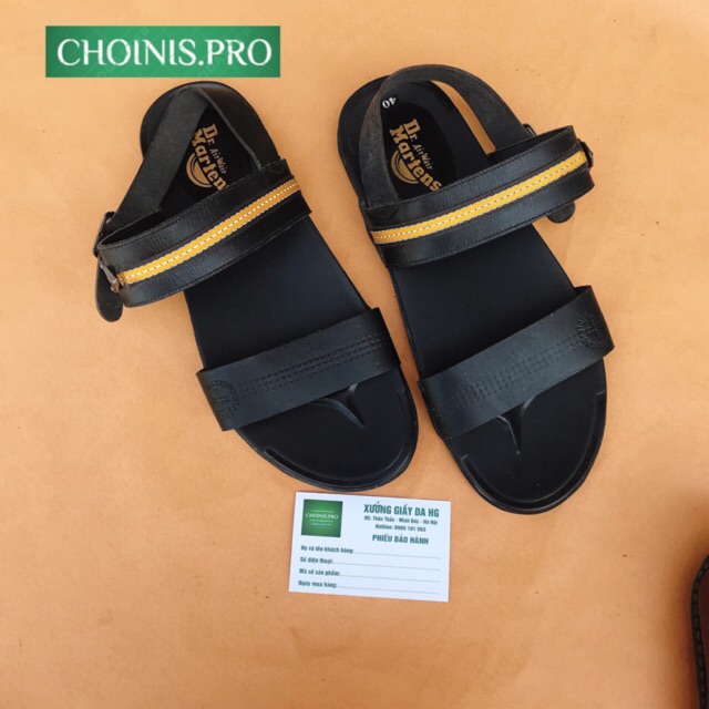 Dép da hai quai thế hệ mớiĐế cao su  Dép có quai hậu