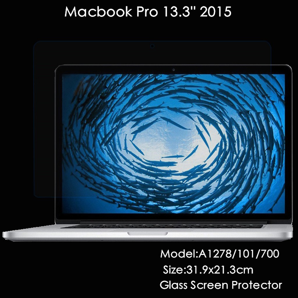 Miếng dán kính cường lực Mercury H+ Pro cho Macbook Pro 13.3'' 2015