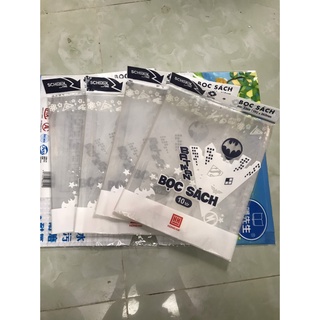 Bọc sách nylon hồng hà 326910c/ tập, bọc sgk mới khổ to.