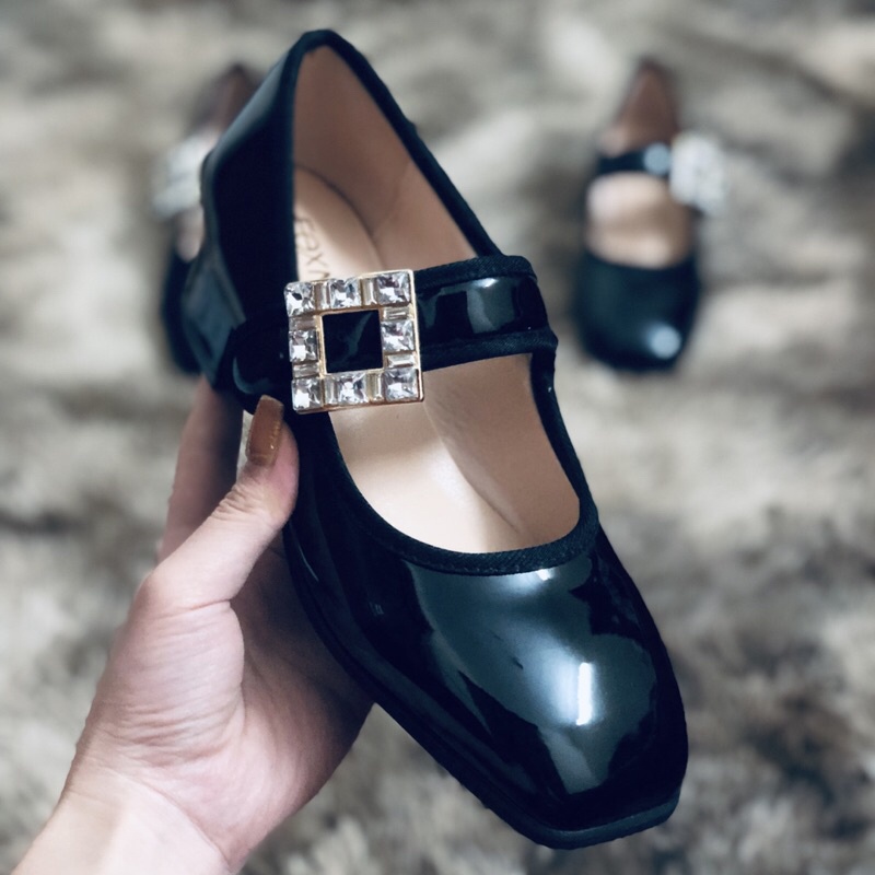 Giày Mary Jane quai ngang vintage hàng QC cao cấp EG01  ELISA STORE