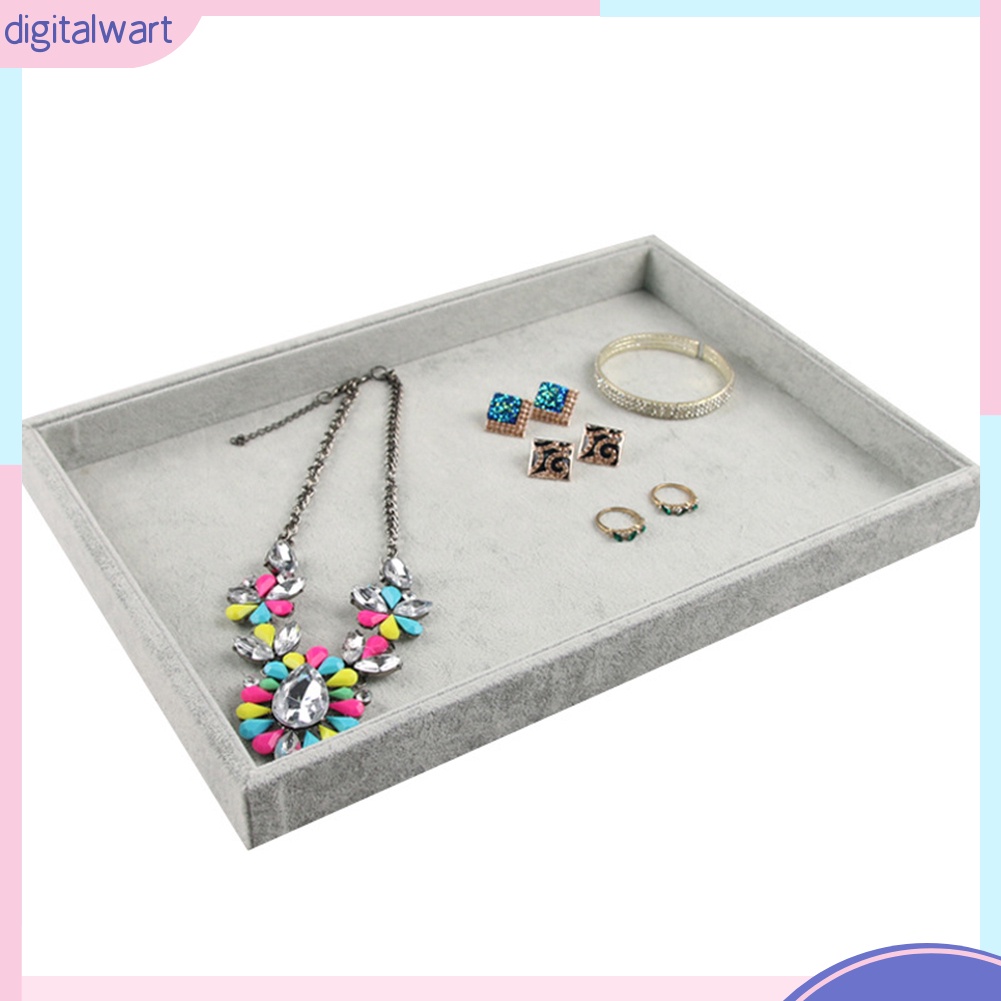 Khay đựng trang sức bằng vải nhung thời trang sang trọng