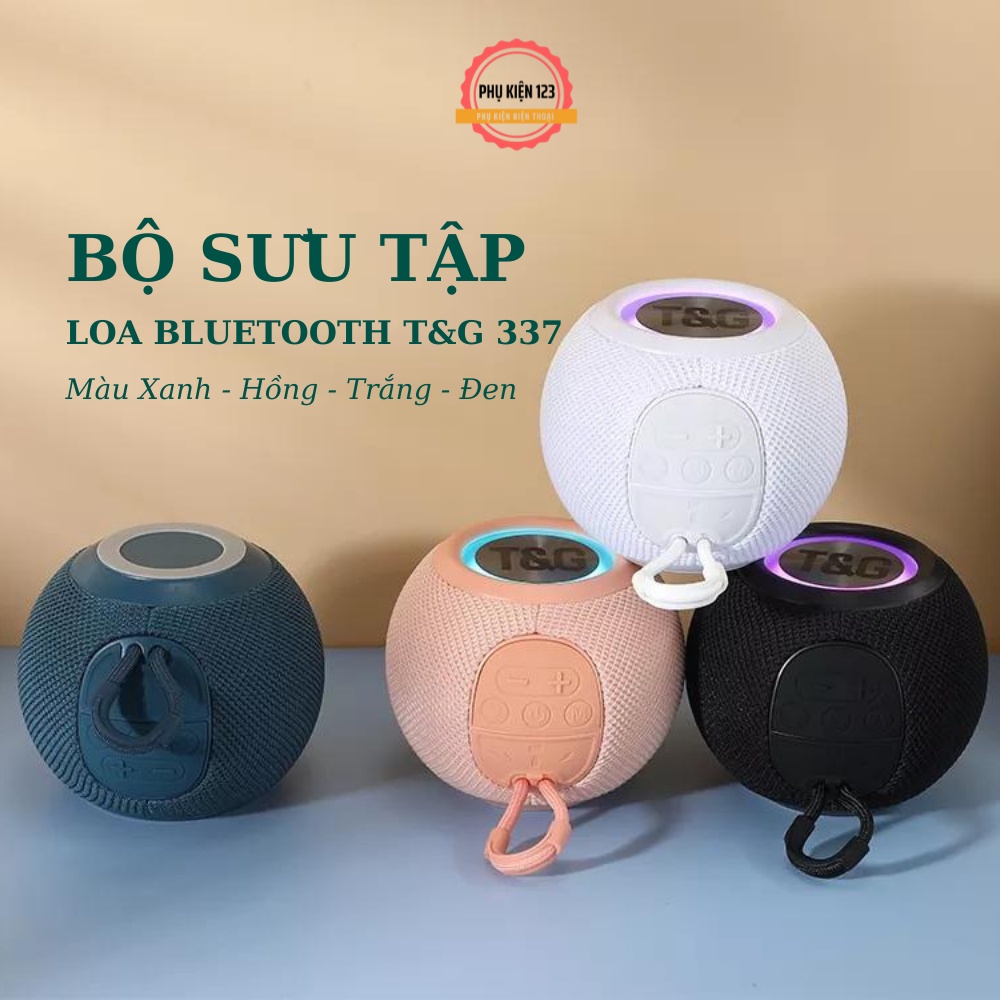 Loa nghe nhạc bluetooth mini chính hãng TG-337 tích hợp thẻ nhớ USB dùng cho vi tính máy tính laptop điện thoại