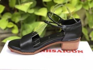 [GX524] Giày sandal quai dán gót 4p