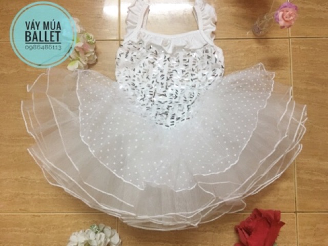 Váy múa ballet kimsa tay tiên (có sỉ từ 5c)