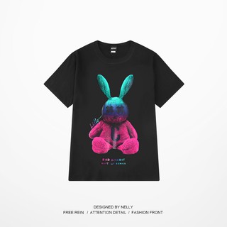 Áo phông Nelly cộc tay - Bad Rabbit Hồng