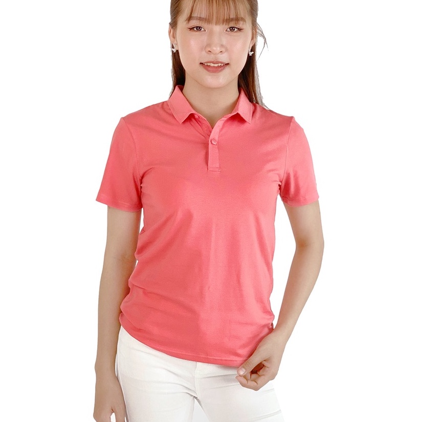 Áo thun nữ Cổ Sơ Mi (Cổ trụ) TOLI, chất cotton 4 chiều mềm mịn, co dãn Màu Trắng