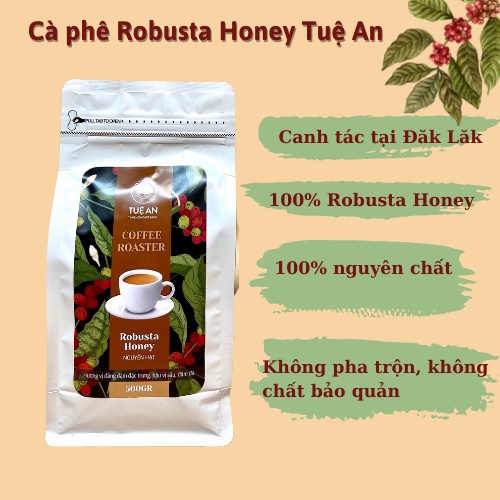 Cà phê Robusta Honey rang xay nguyên chất cafe bột hạt pha máy pha phin Tuệ An | BigBuy360 - bigbuy360.vn
